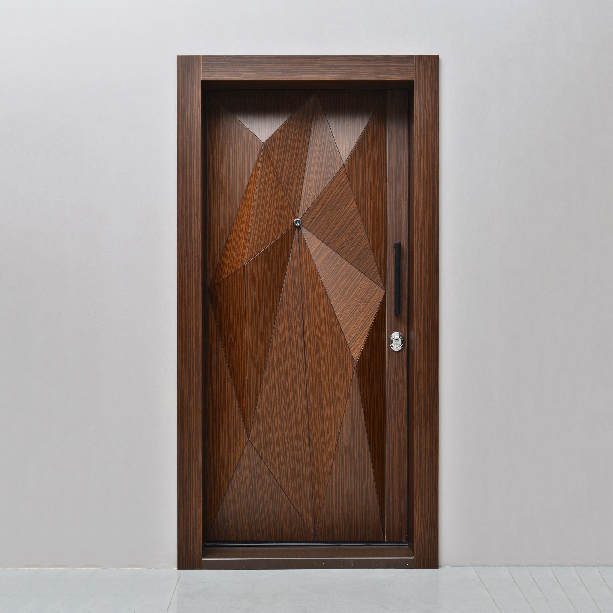 Mostra il prodotto Geta Door With One Of Natural Wood Veneer (Walnut, Teak, Oak, Whitened Oak), Lacquer (Anthracite, Grey, White) Color Options del produttore Mikodam