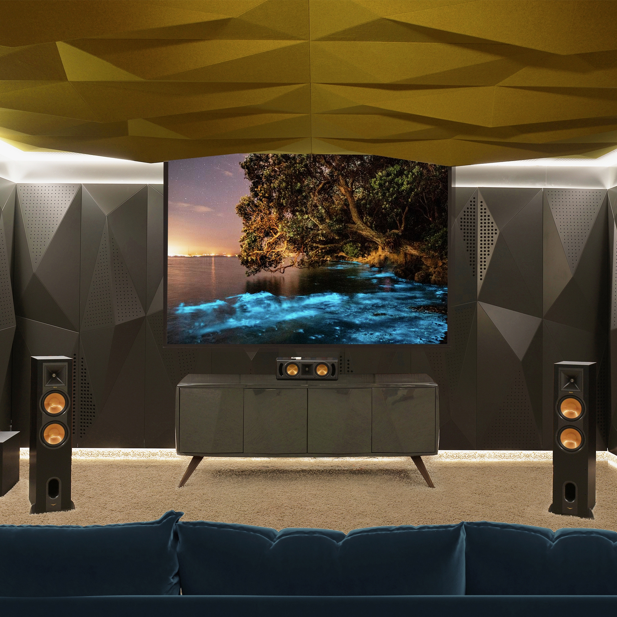 Mostra il prodotto Geta Panel-A Anthracite Lacquer Matte With Mix Perforation del produttore Mikodam