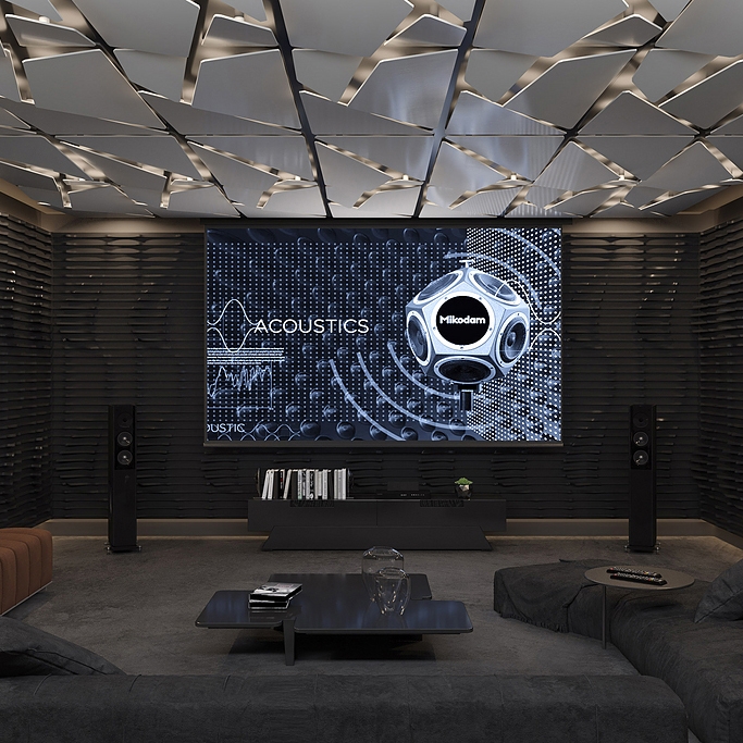 Display product Leda Panel Anhtracite Lacquer Matte from manufacturer Mikodam