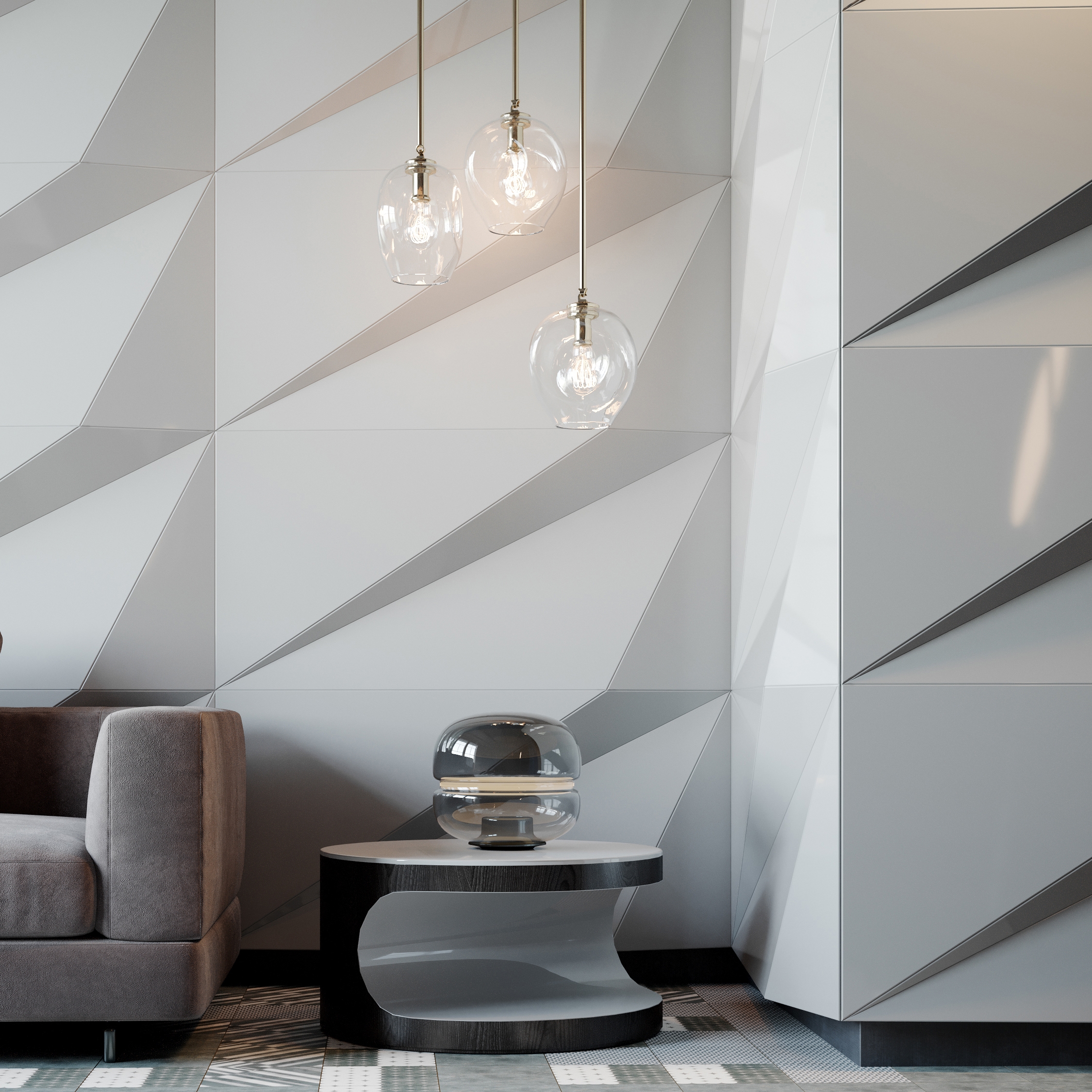 Display product Tora Panel White Lacquer Matte from manufacturer Mikodam