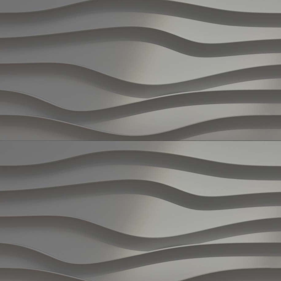 Vata Panel Grey Lacquer Matte