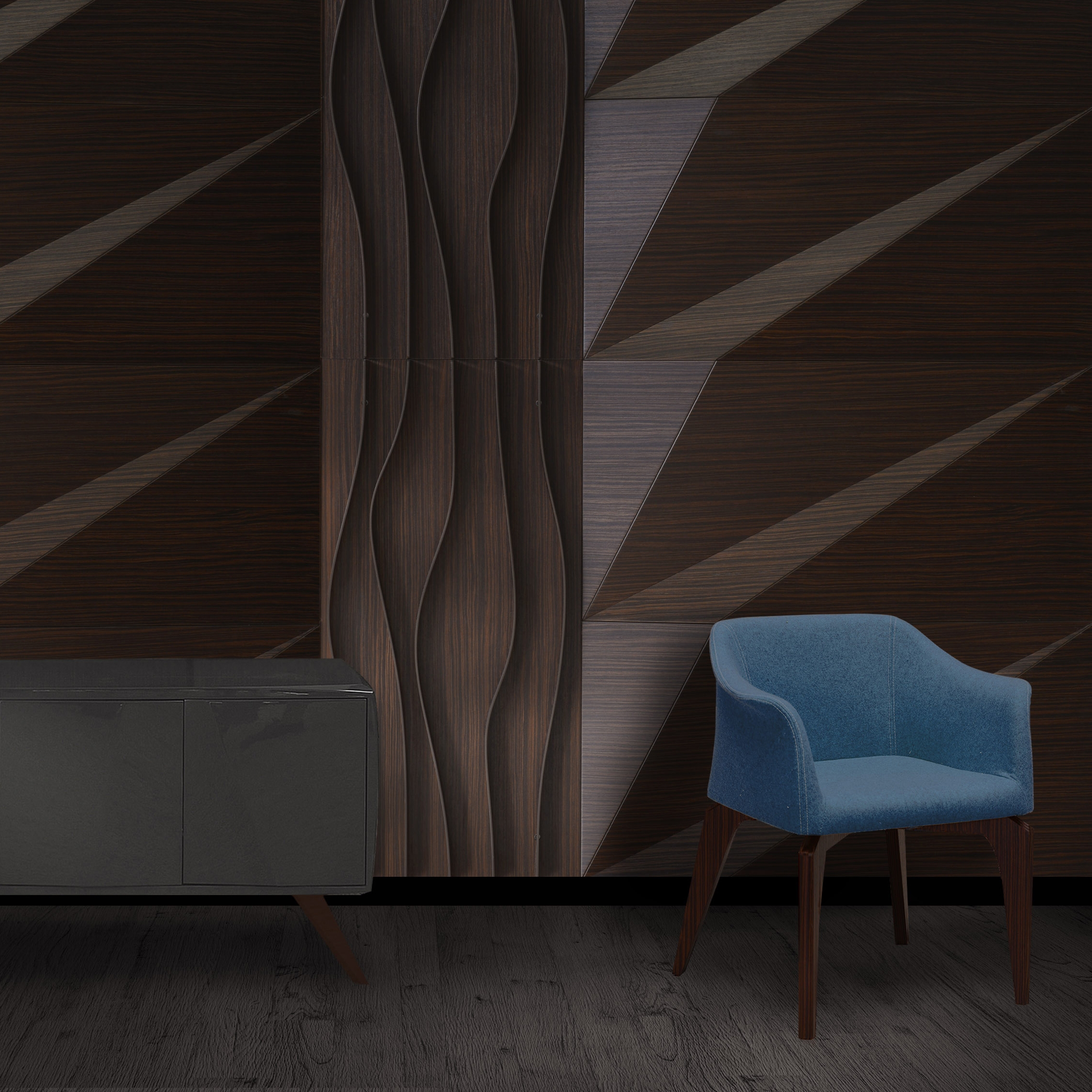 Display product Vata Panel Walnut from manufacturer Mikodam