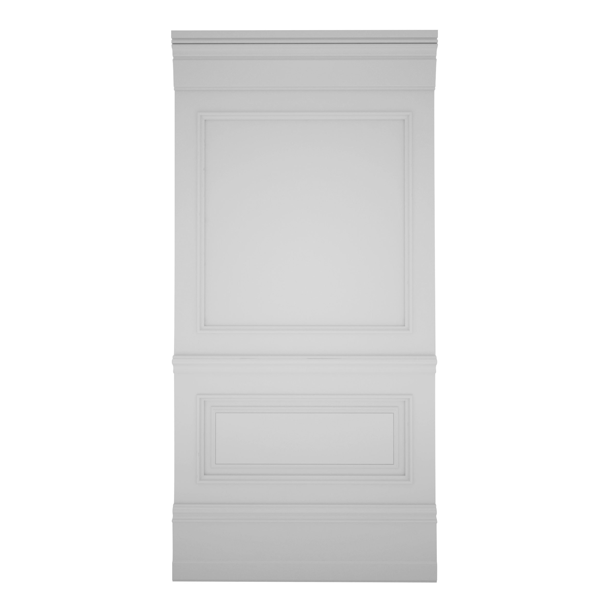 Zaga Panel Lacquer White Matte