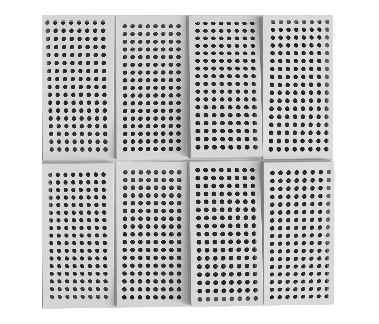 Mikodam - Fila Panel White With 2cm Perforation
