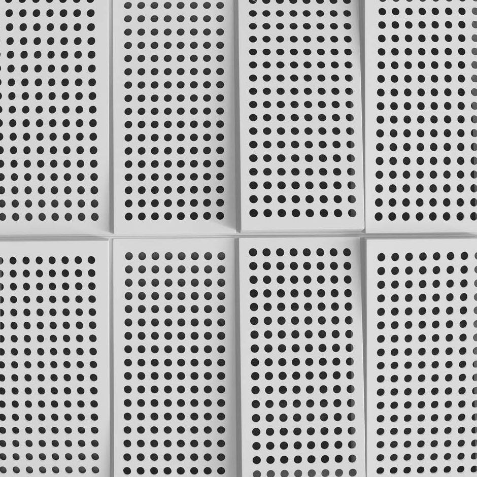 Fila Panel White With 2cm Perforation