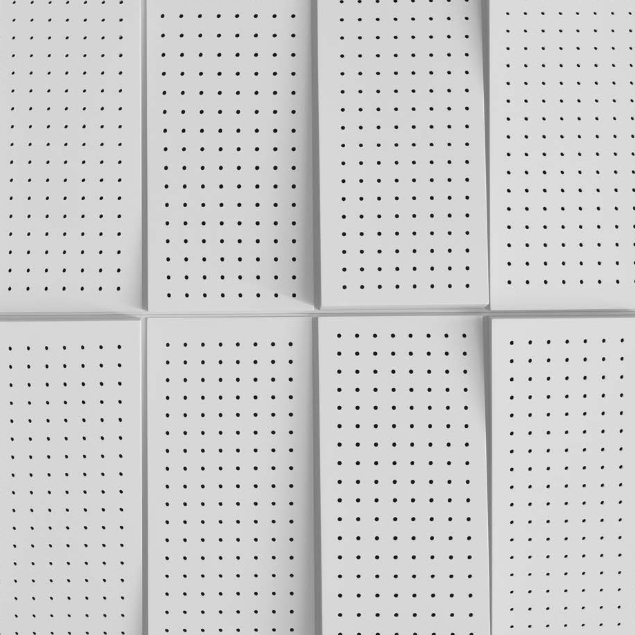 Display product Fila Panel White With 8mm Perforation from manufacturer Mikodam