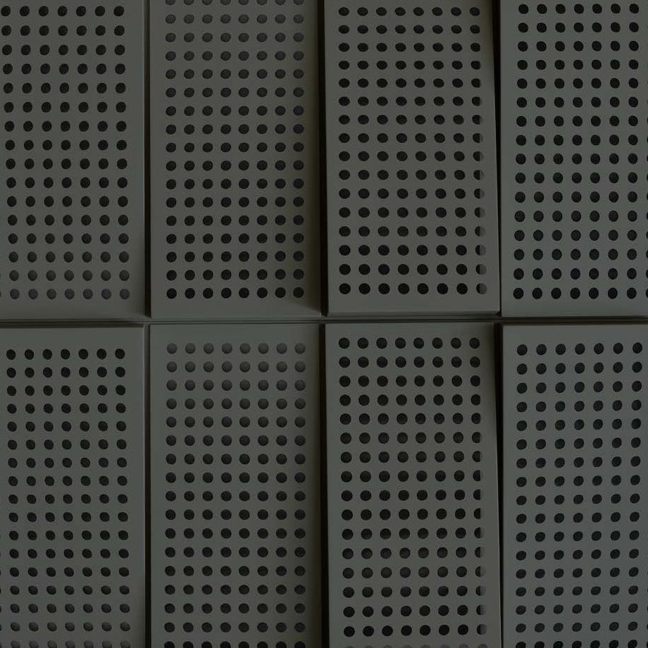 Display product Fila Panel Anthracite With 2cm Perforation from manufacturer Mikodam