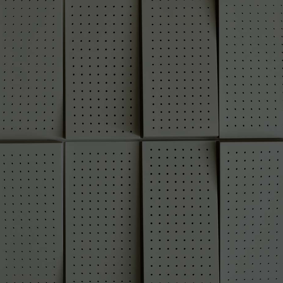 Fila Panel Anthracite With 8mm Perforation