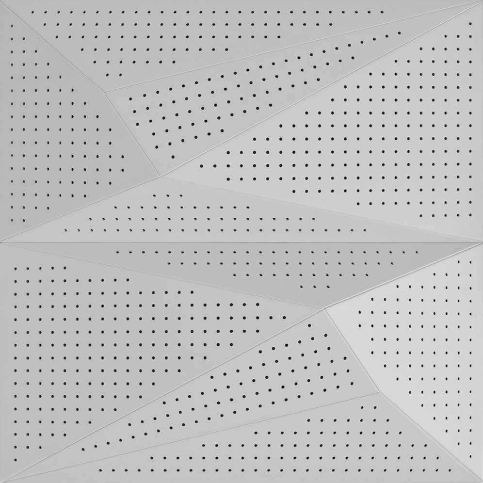 Display product Neka Panel A White Lacquer With 8mm Perforation from manufacturer Mikodam