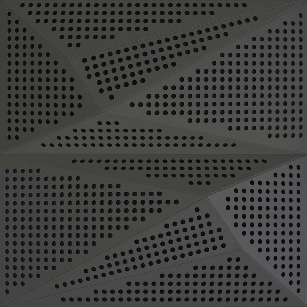 Neka Panel A Anthracite Lacquer With 2cm Perforation