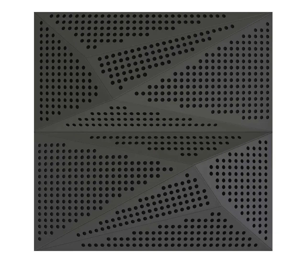 Mikodam - Neka Panel A Anthracite Lacquer With 2cm Perforation