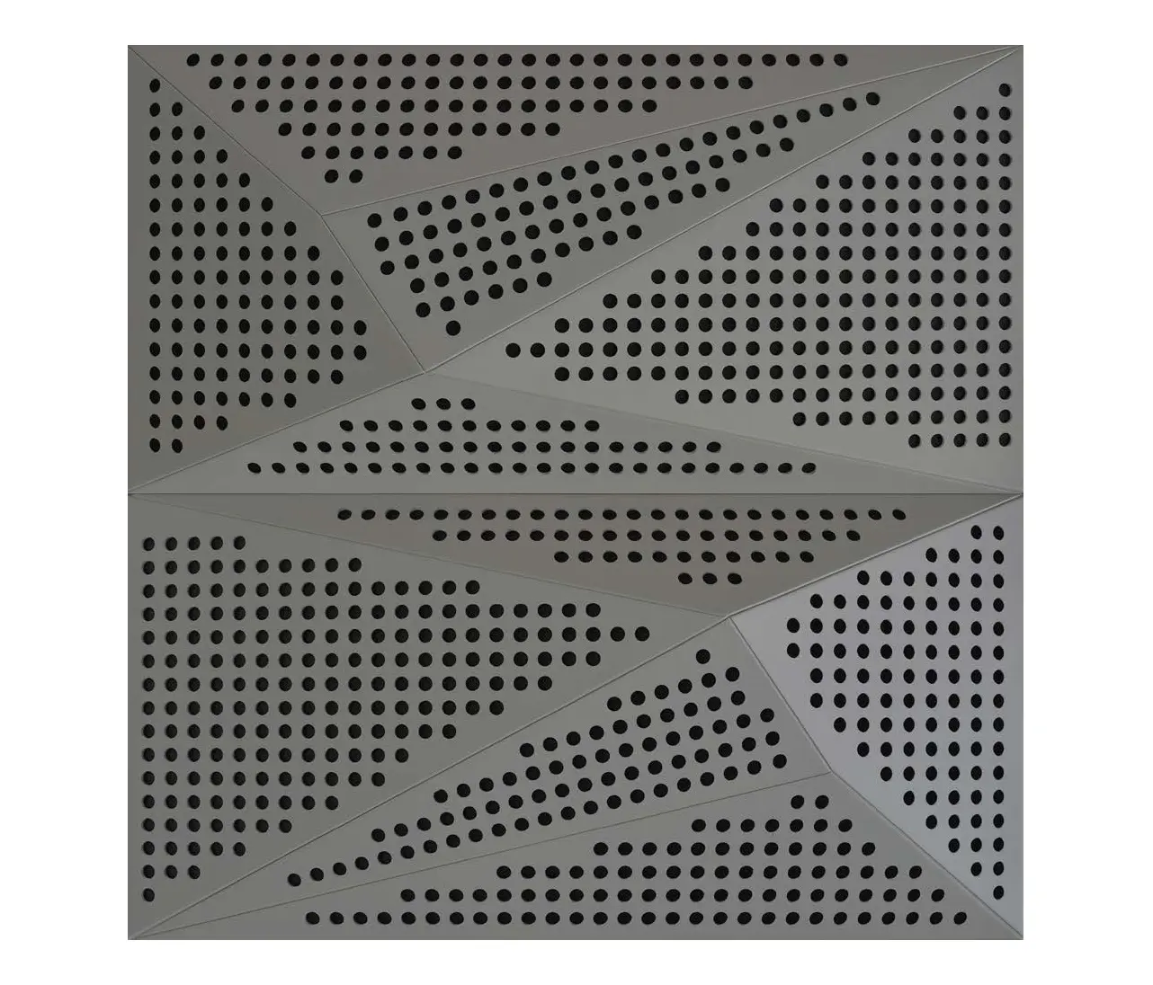 Mikodam - Neka Panel A Grey Lacquer With 2cm Perforation