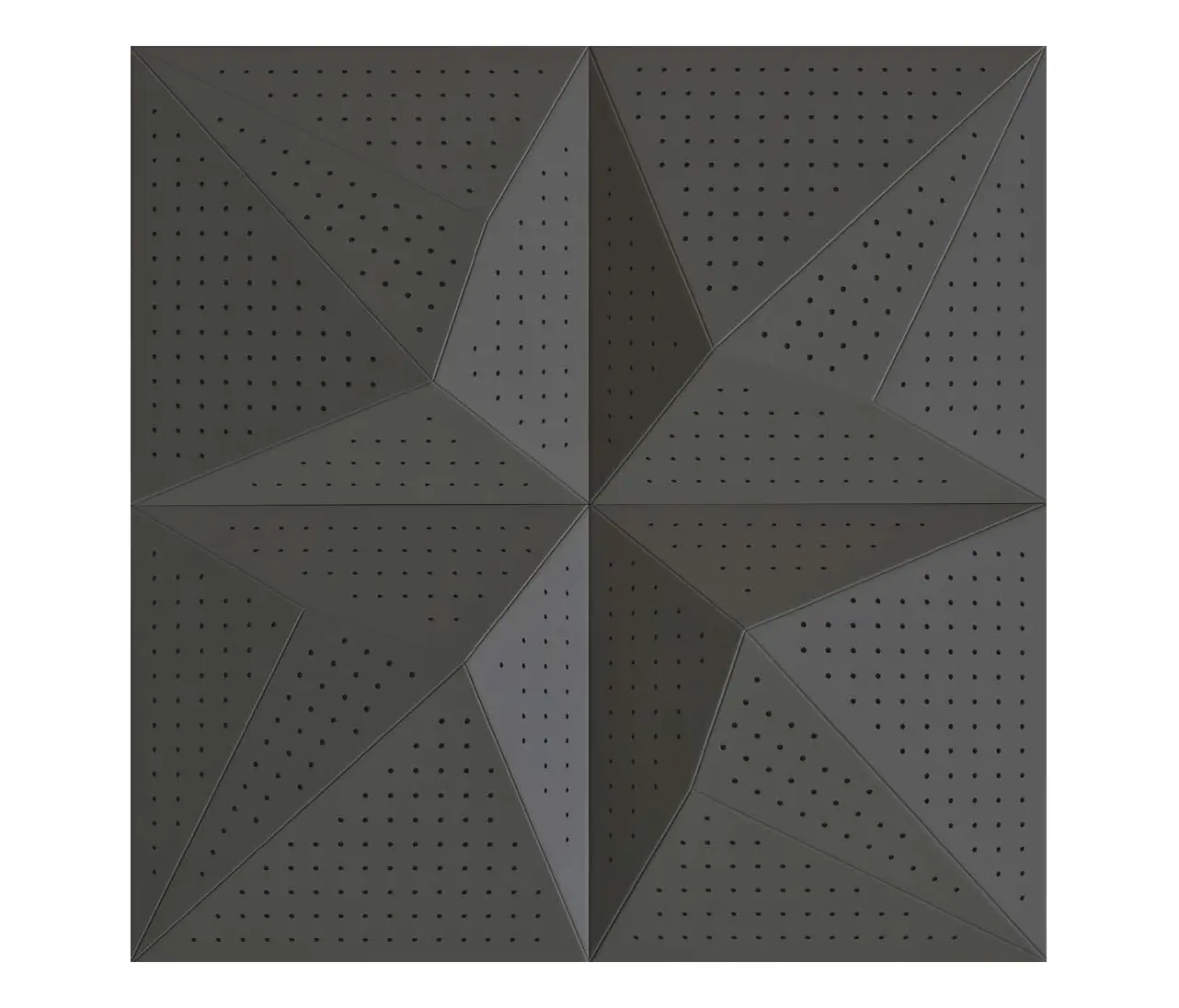 Mikodam - Neka Panel B Anthracite Lacquer With 8mm Perforation