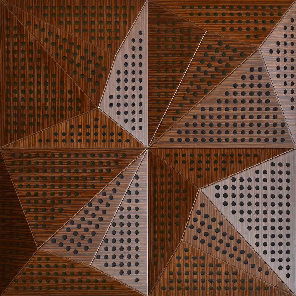 Neka Panel B Walnut With 2cm Perforation