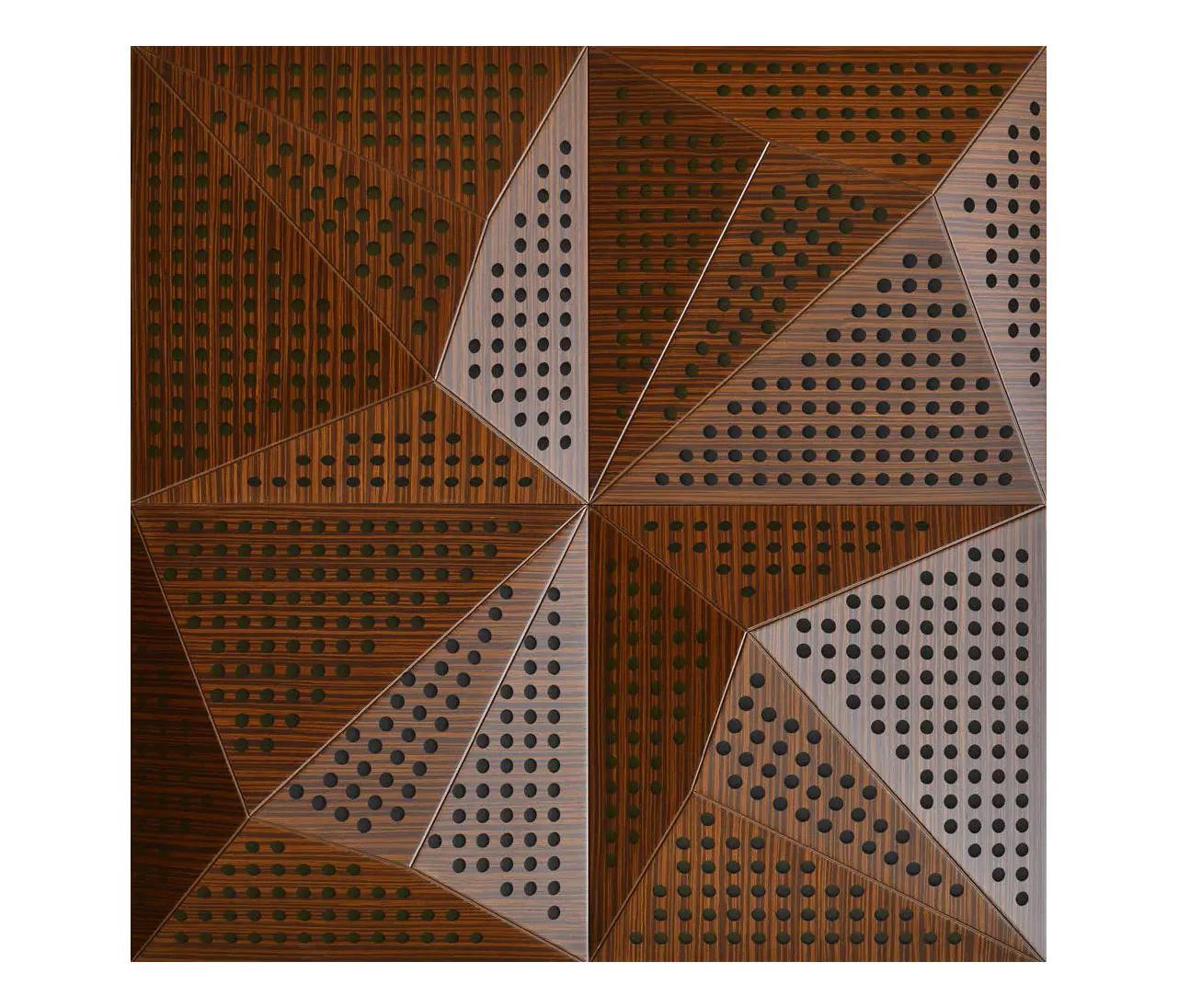 Mikodam - Neka Panel B Walnut With 2cm Perforation