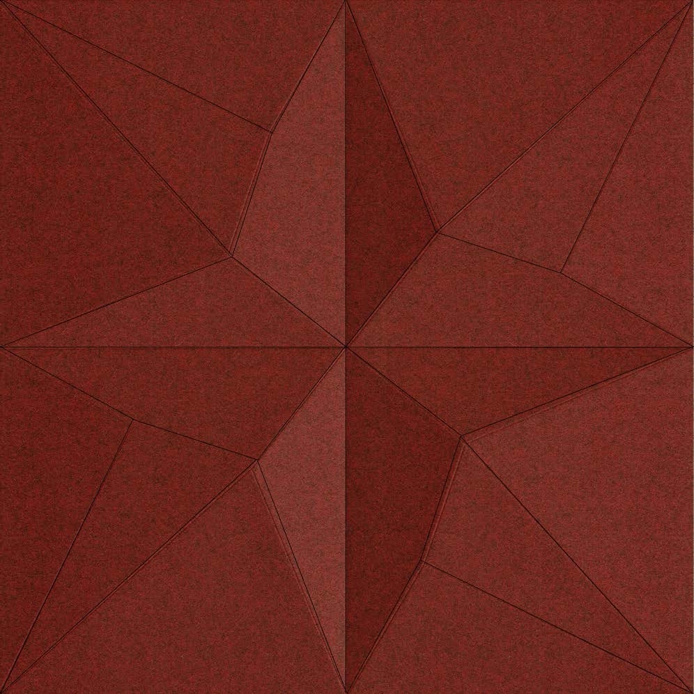 Neka Panel B Fabric Red