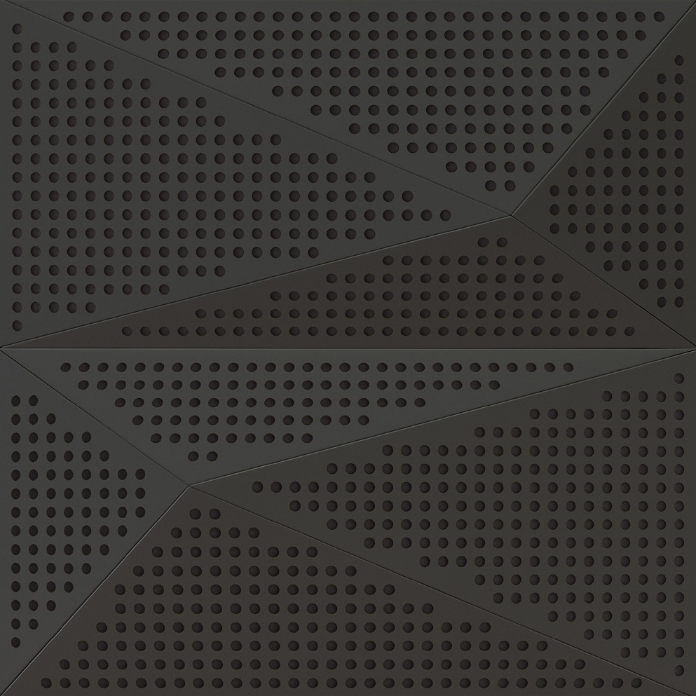 Pira Panel A Anthracite Lacquer Matte With 2cm Perforation