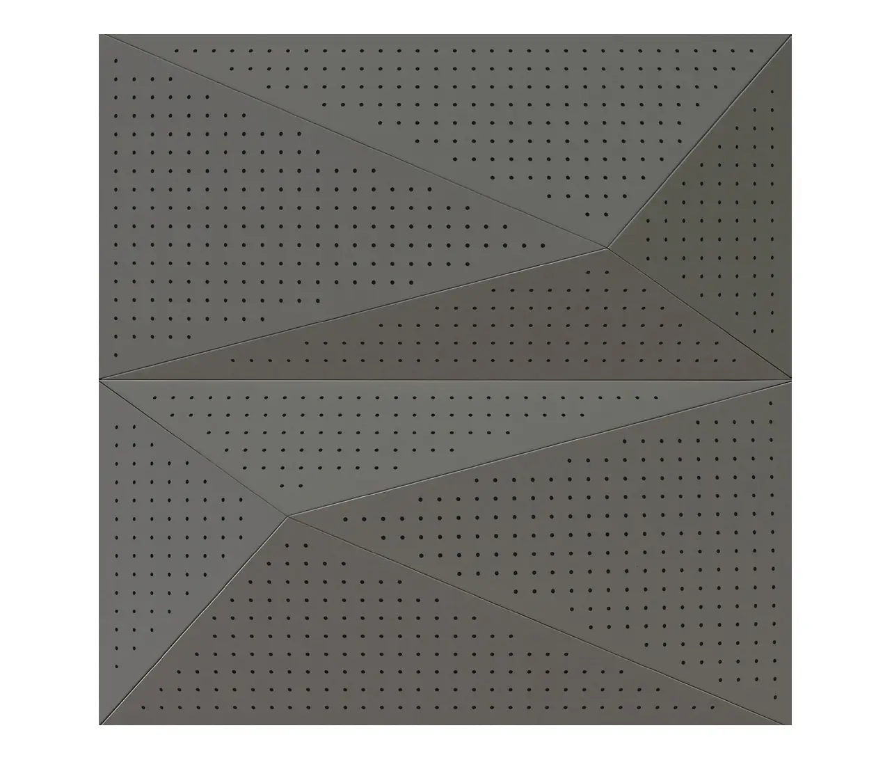 Mikodam - Pira Panel A Anthracite Lacquer Matte With 8mm Perforation