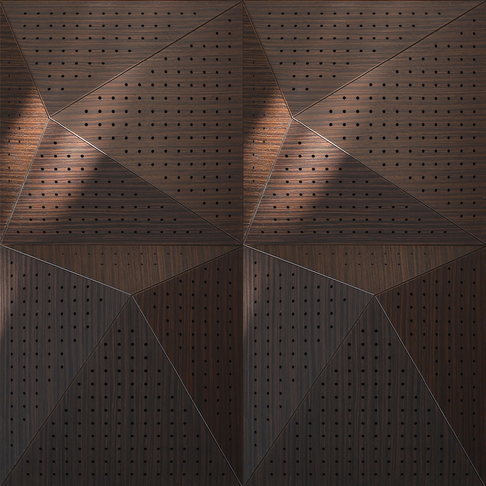 Pira Panel B Walnut With 8mm Perforation