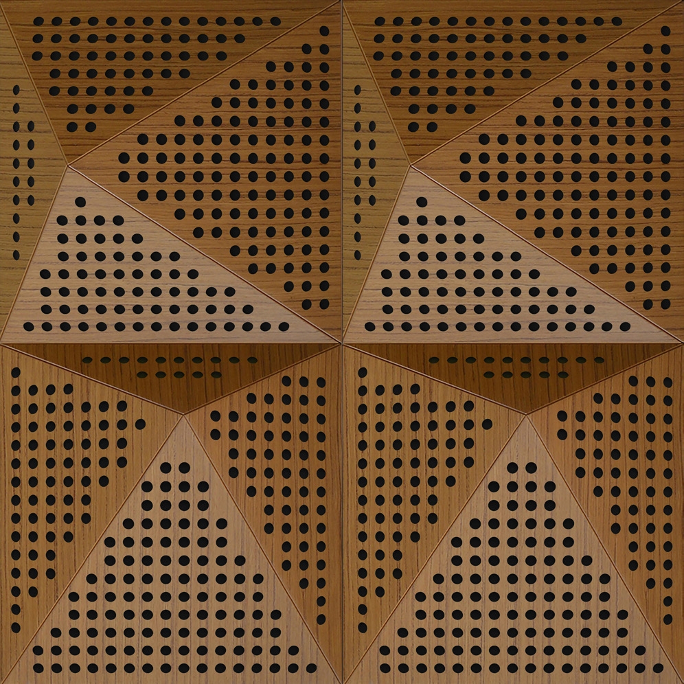 Display product Pira Panel B Teak With 2cm Perforation from manufacturer Mikodam