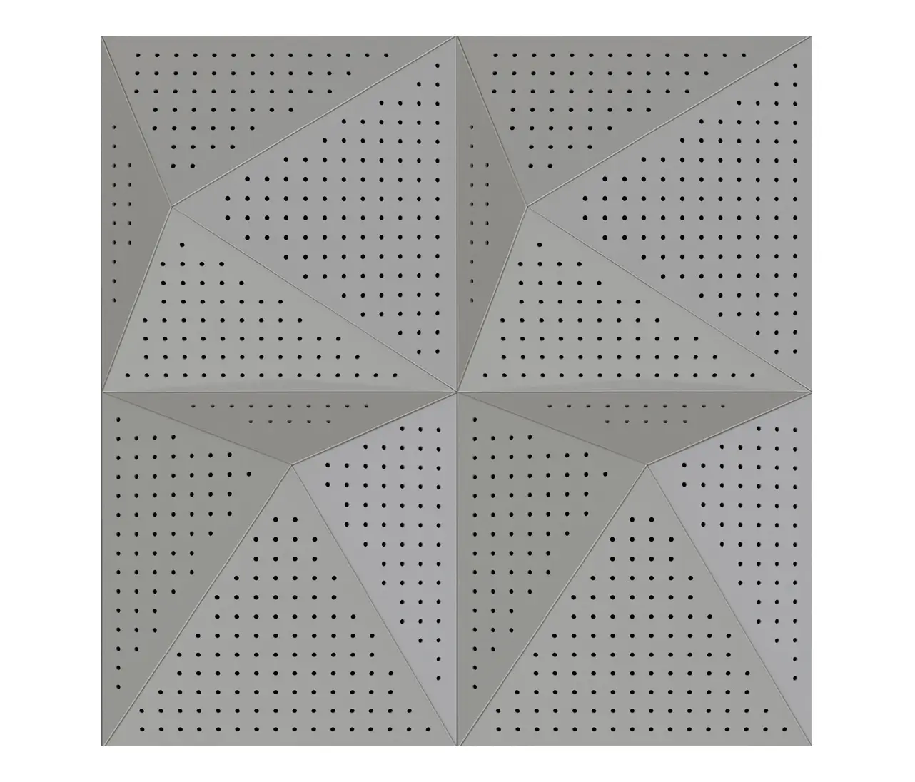 Mikodam - Pira Panel B White Lacquer Matte With 8mm Perforation