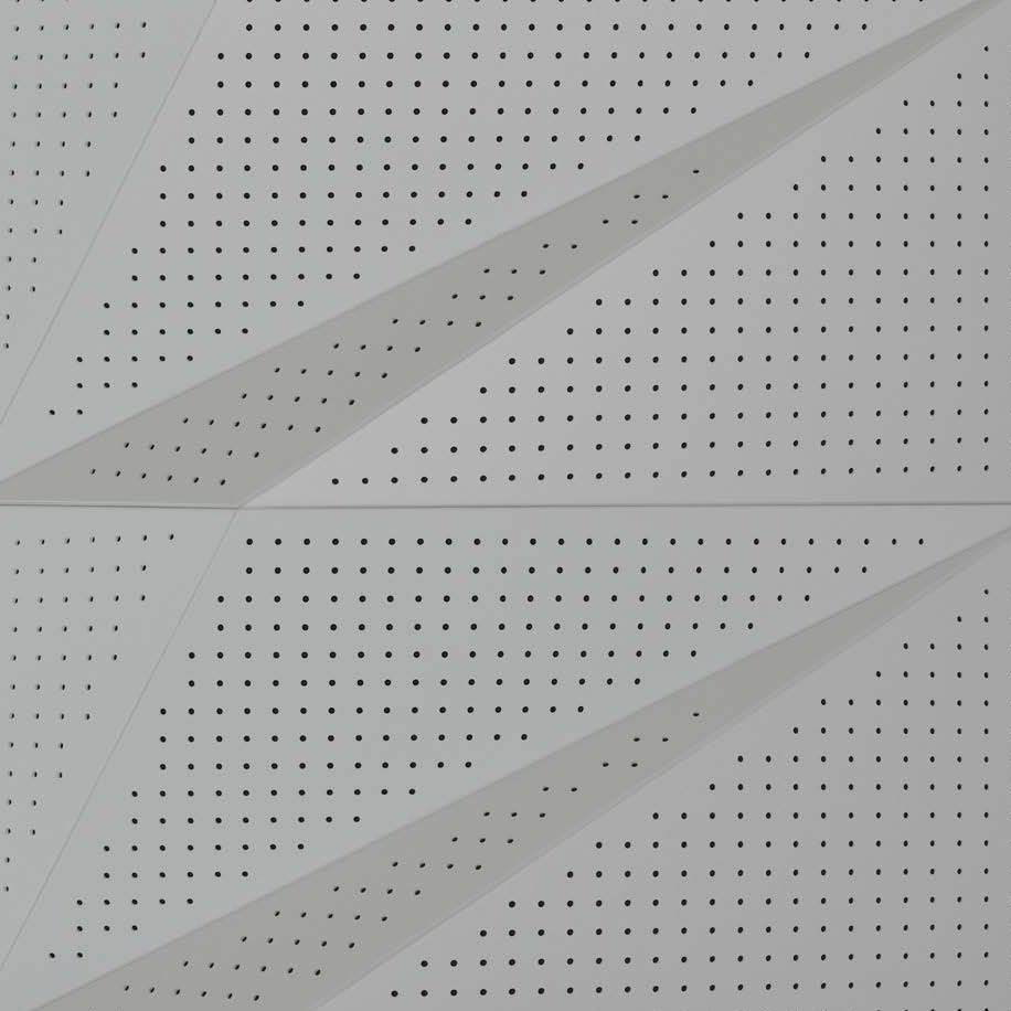 Tora Panel White Lacquer Matte With 8mm Perforation