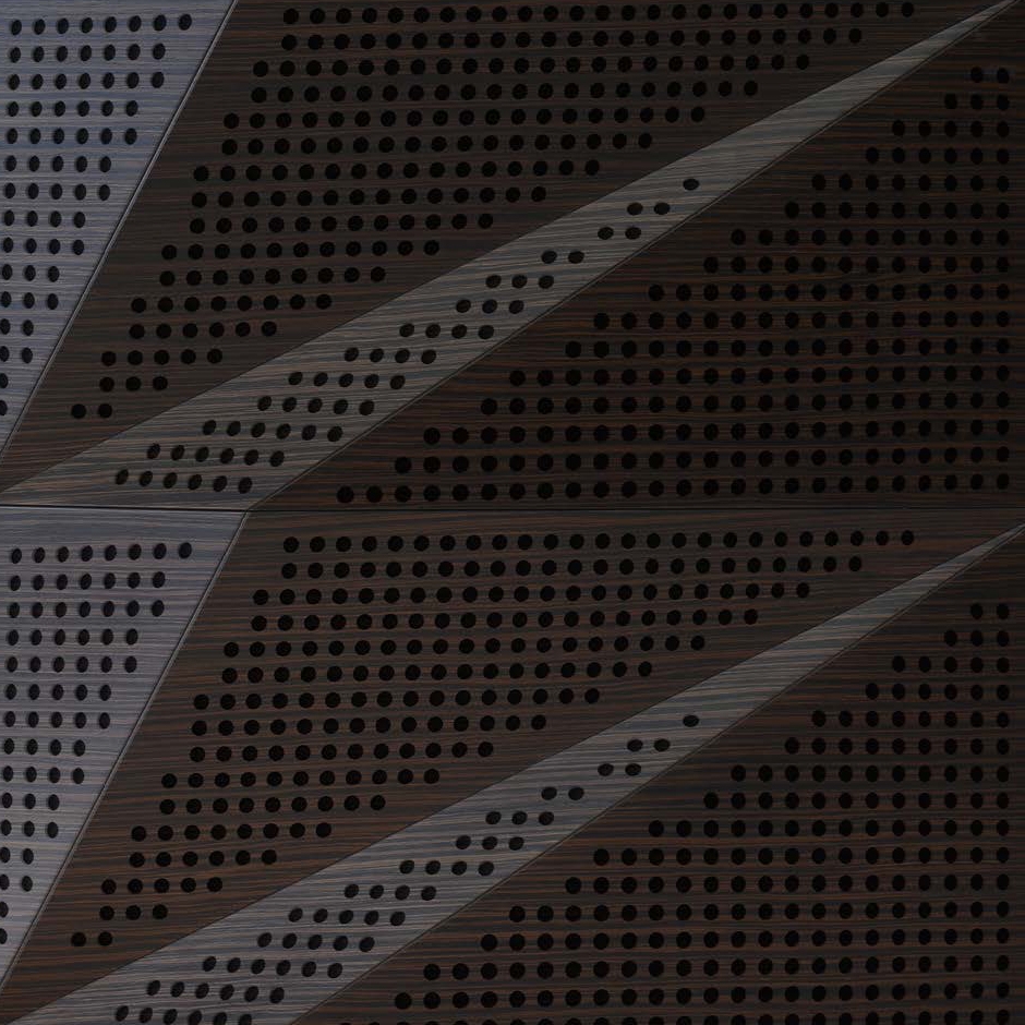 Tora Panel Walnut With 2cm Perforation