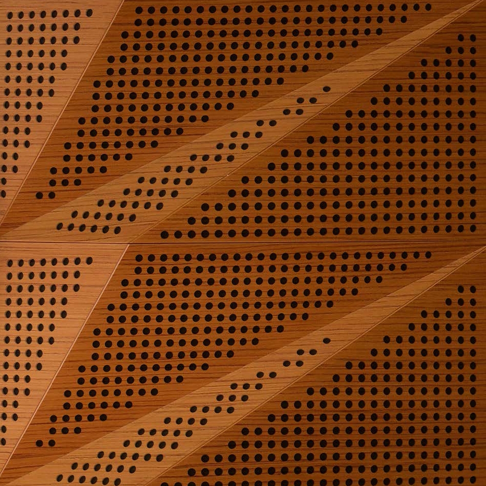 Display product Tora Panel Teak With 2cm Perforation from manufacturer Mikodam