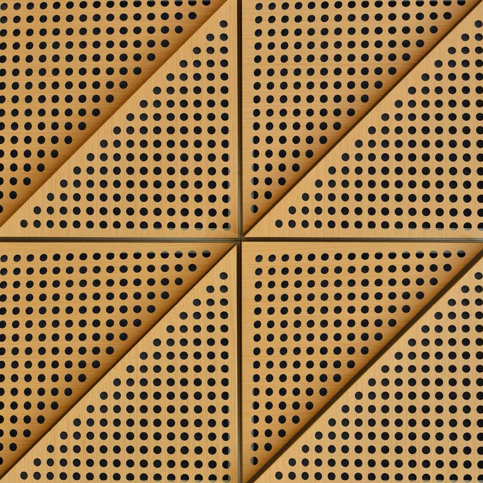 Zeta Panel Oak With 2cm Perforation