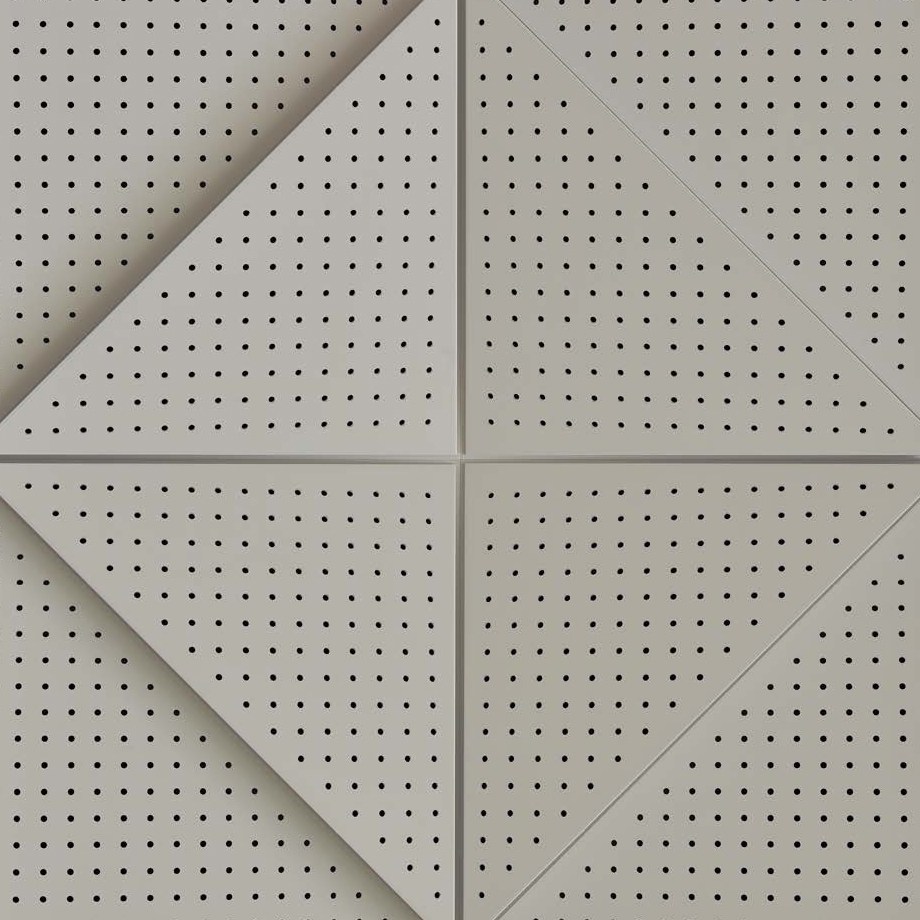 Zeta Panel White Lacquer With 8mm Perforation