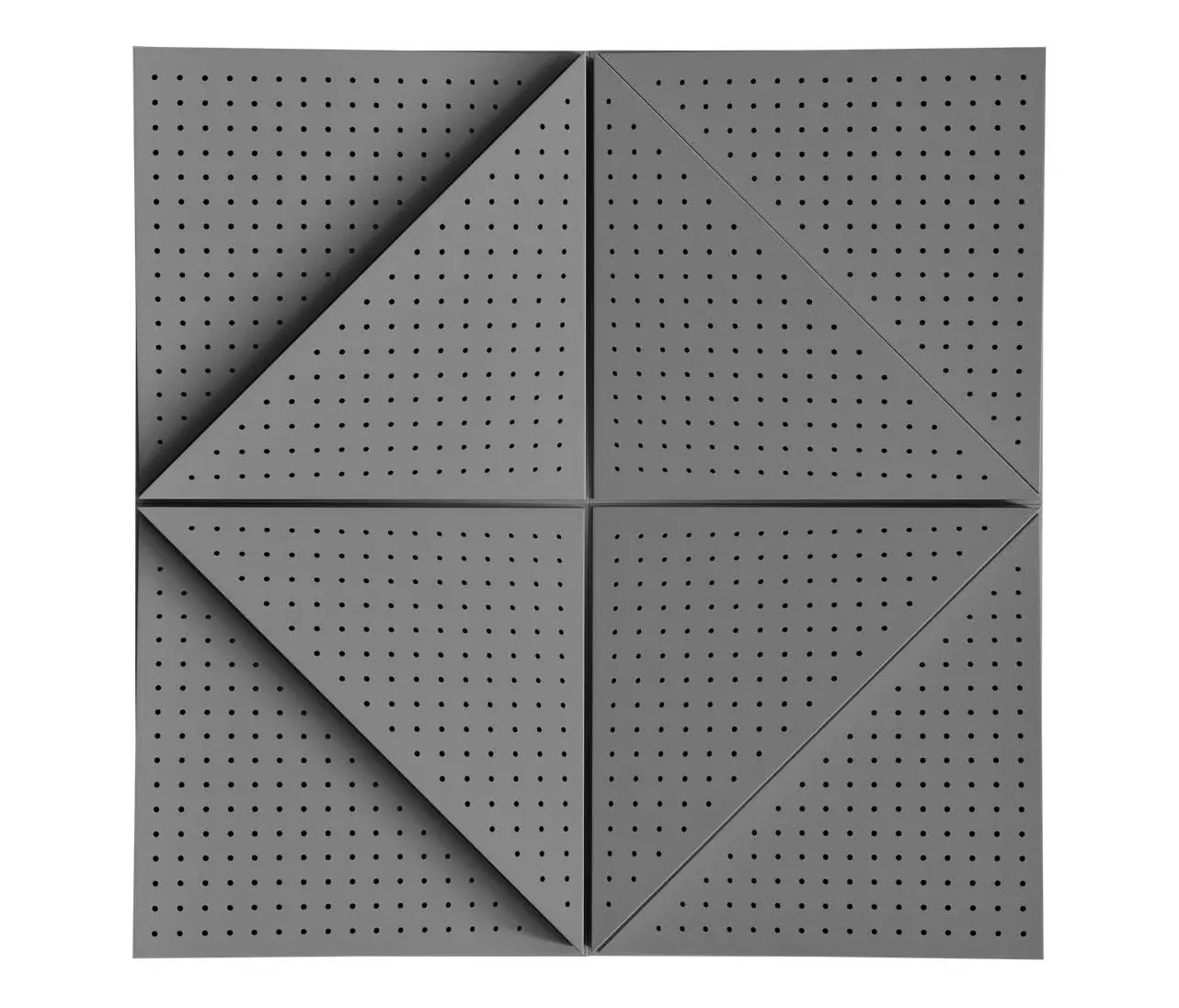 Mikodam - Zeta Panel Grey Lacquer With 8mm Perforation