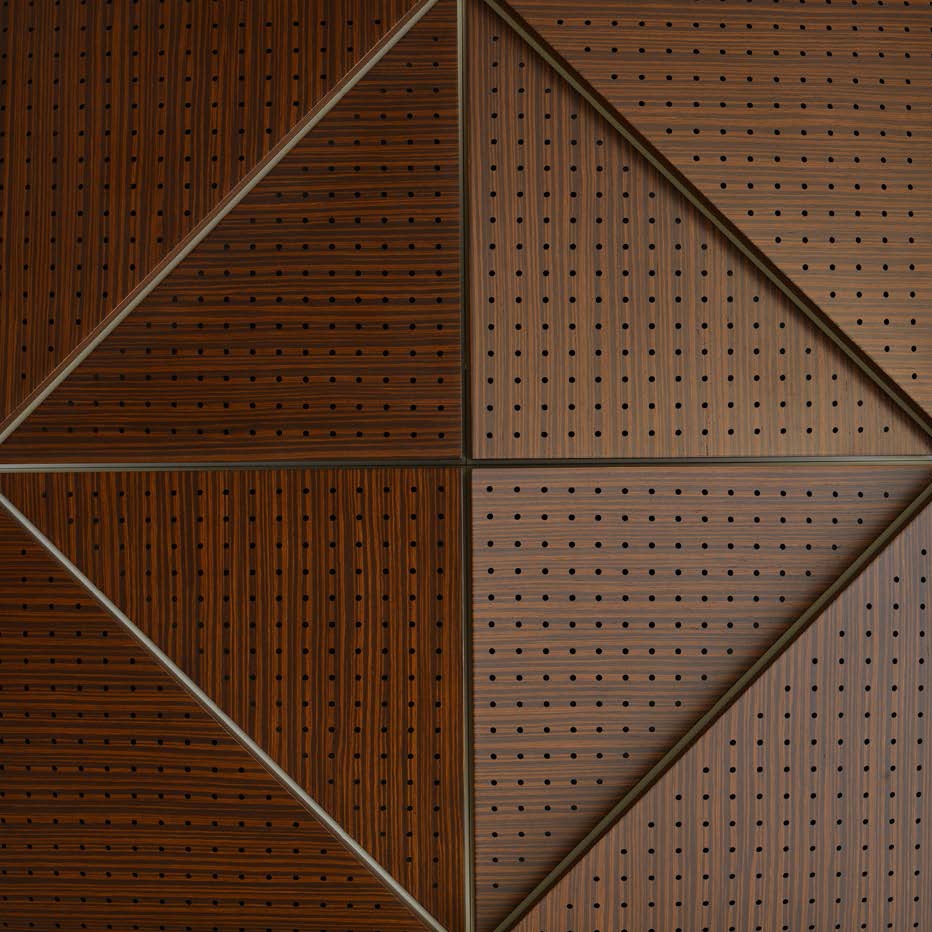 Zeta Panel Walnut With 8mm Perforation