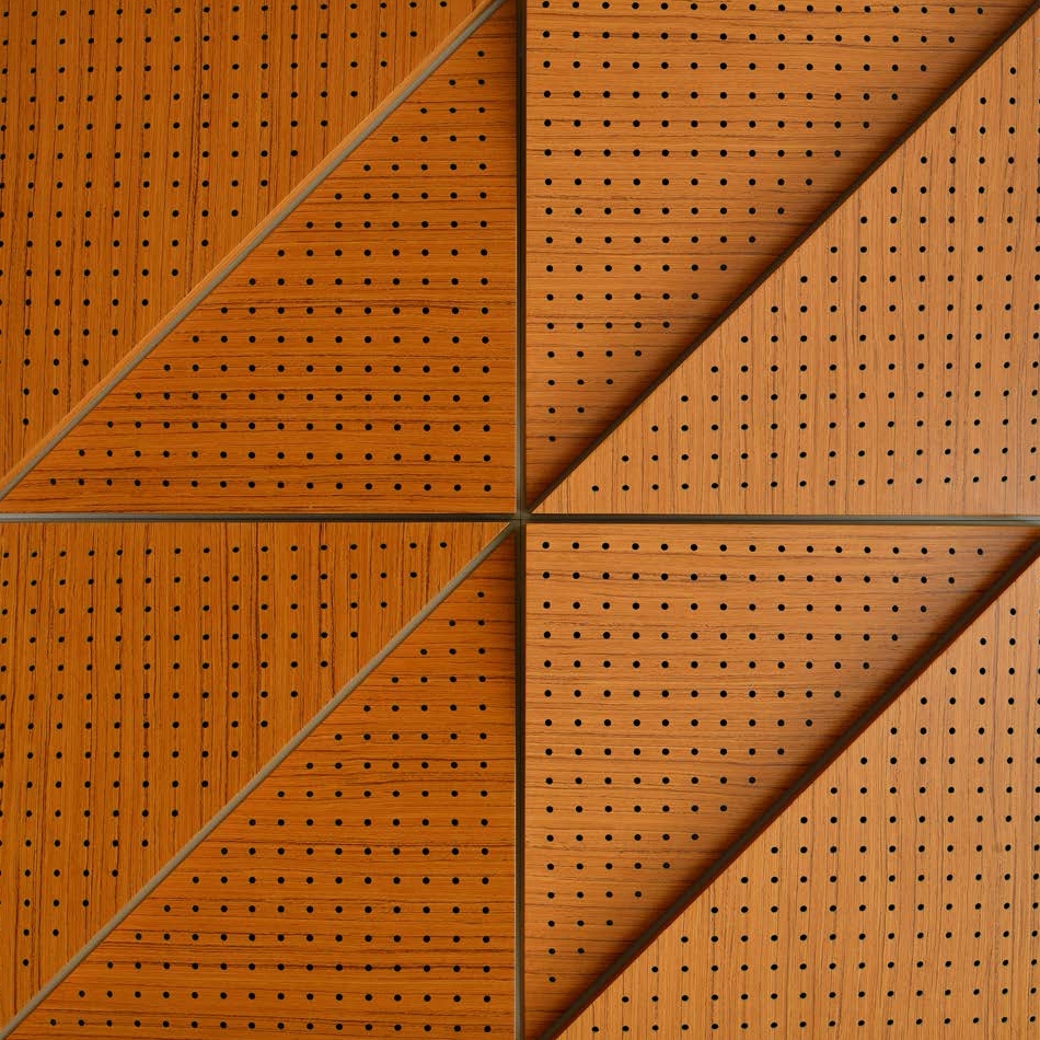 Display product Zeta Panel Teak With 8mm Perforation from manufacturer Mikodam