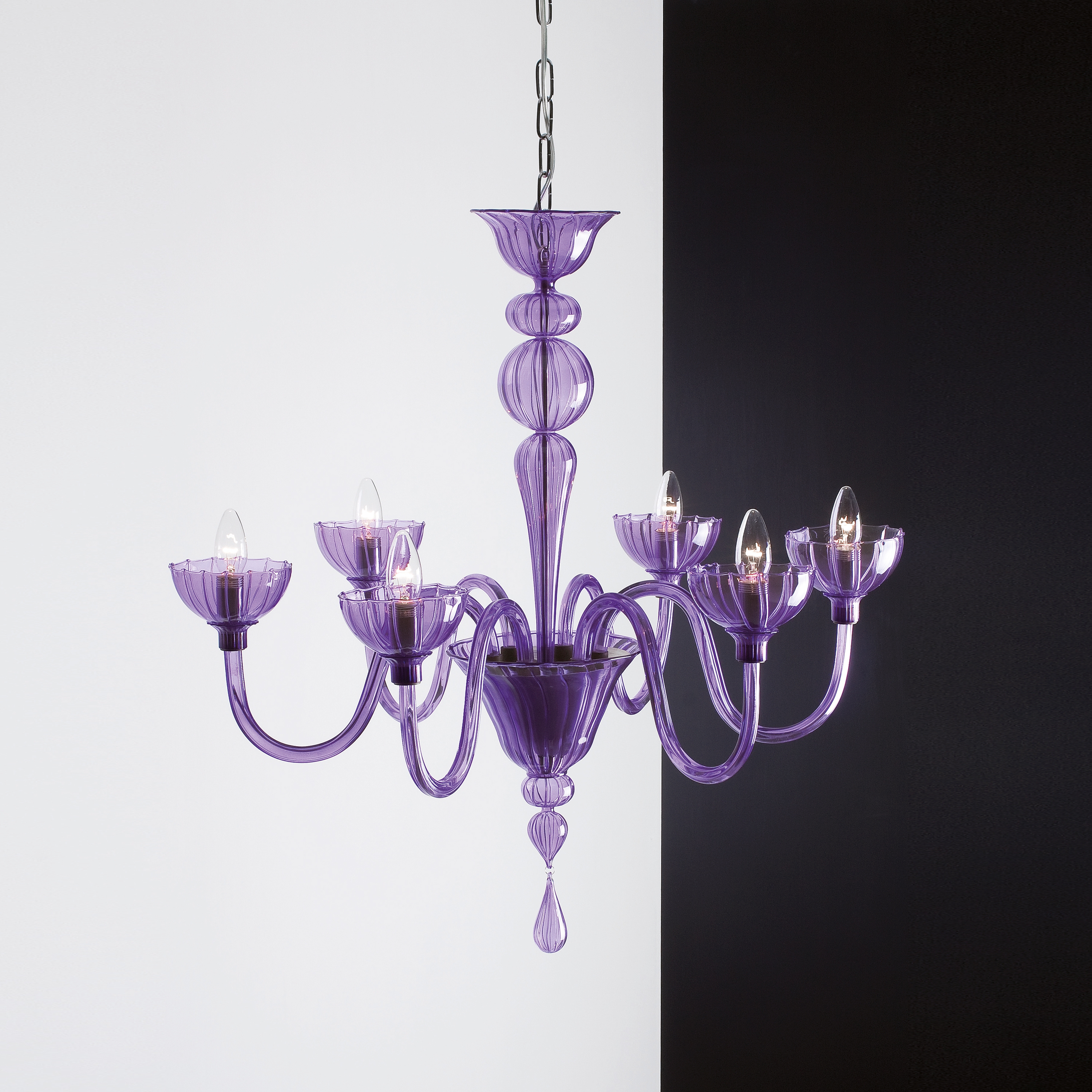 Color Chandelier 6 Lights
