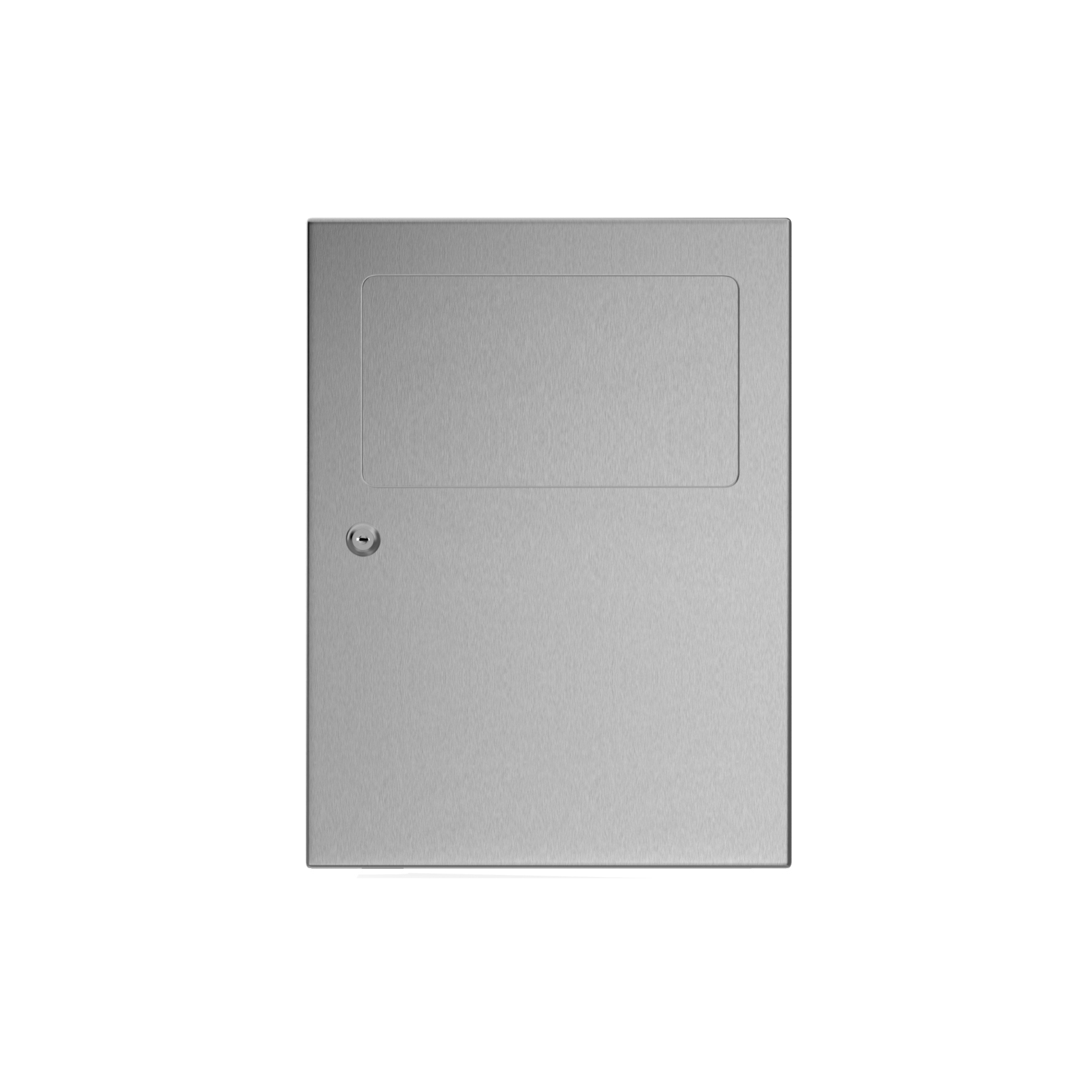 Display product Recessed stainless steel 4L bin with self-closing flap from manufacturer Duten