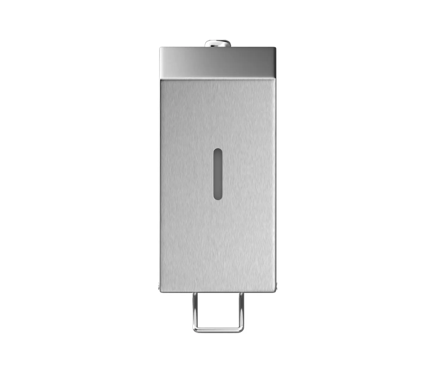 Duten - Stainless steel wall mounted liquid soap dispenser, 650ml capacity