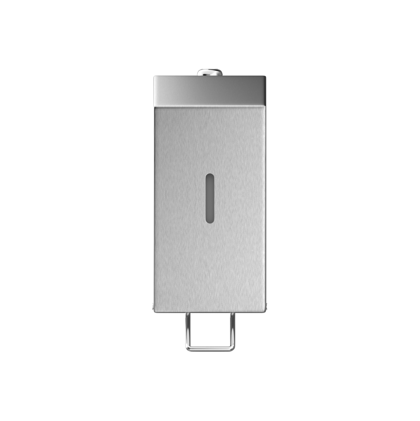 Display product Stainless steel wall mounted liquid soap dispenser, 650ml capacity from manufacturer Duten