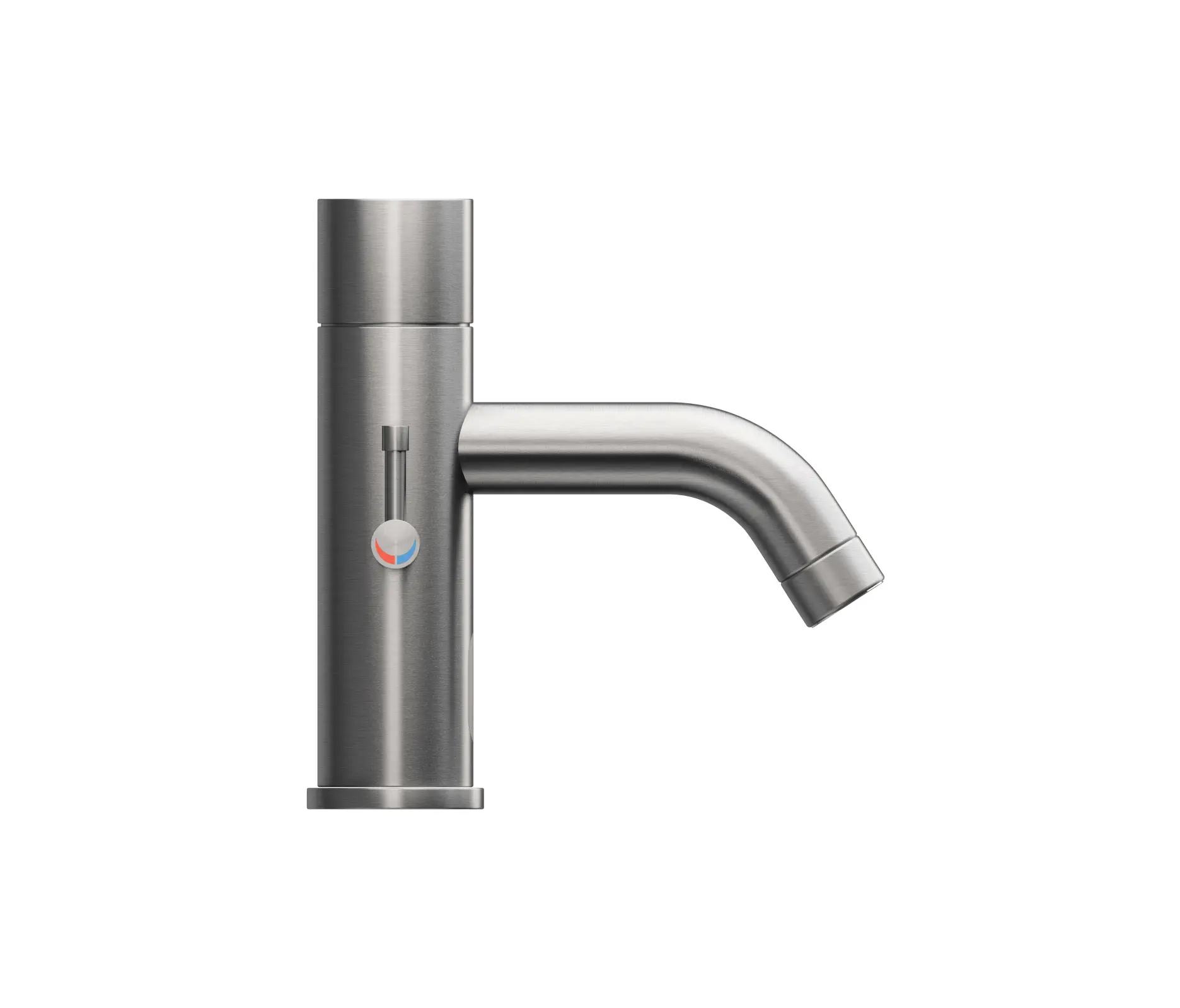 Duten - Touch-free deck mounted sensor tap, with temperature adjustment lever