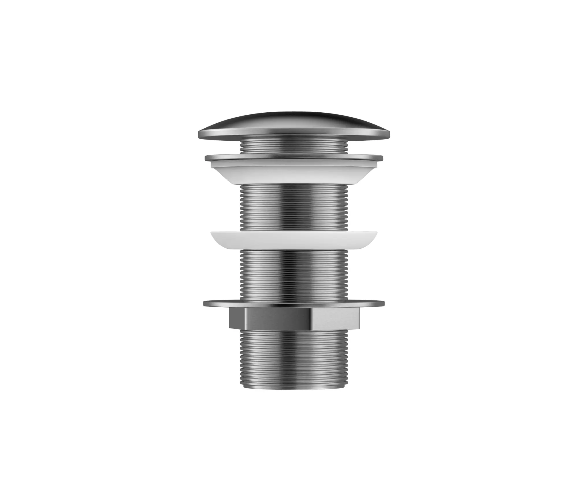 Duten - Clic-Clac-Klappe aus Edelstahl, ohne überlauf