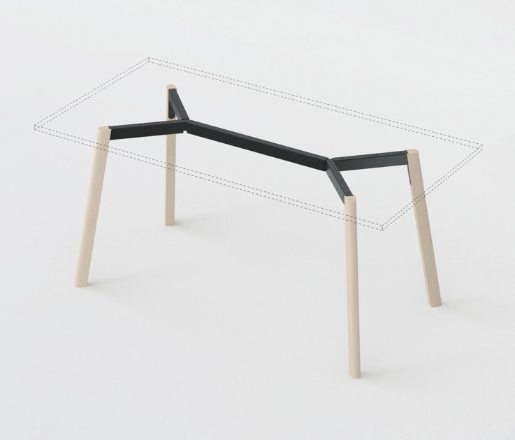 Y Frame Y TABLE FRAME – Caballetes de mesa de modulor | Architonic