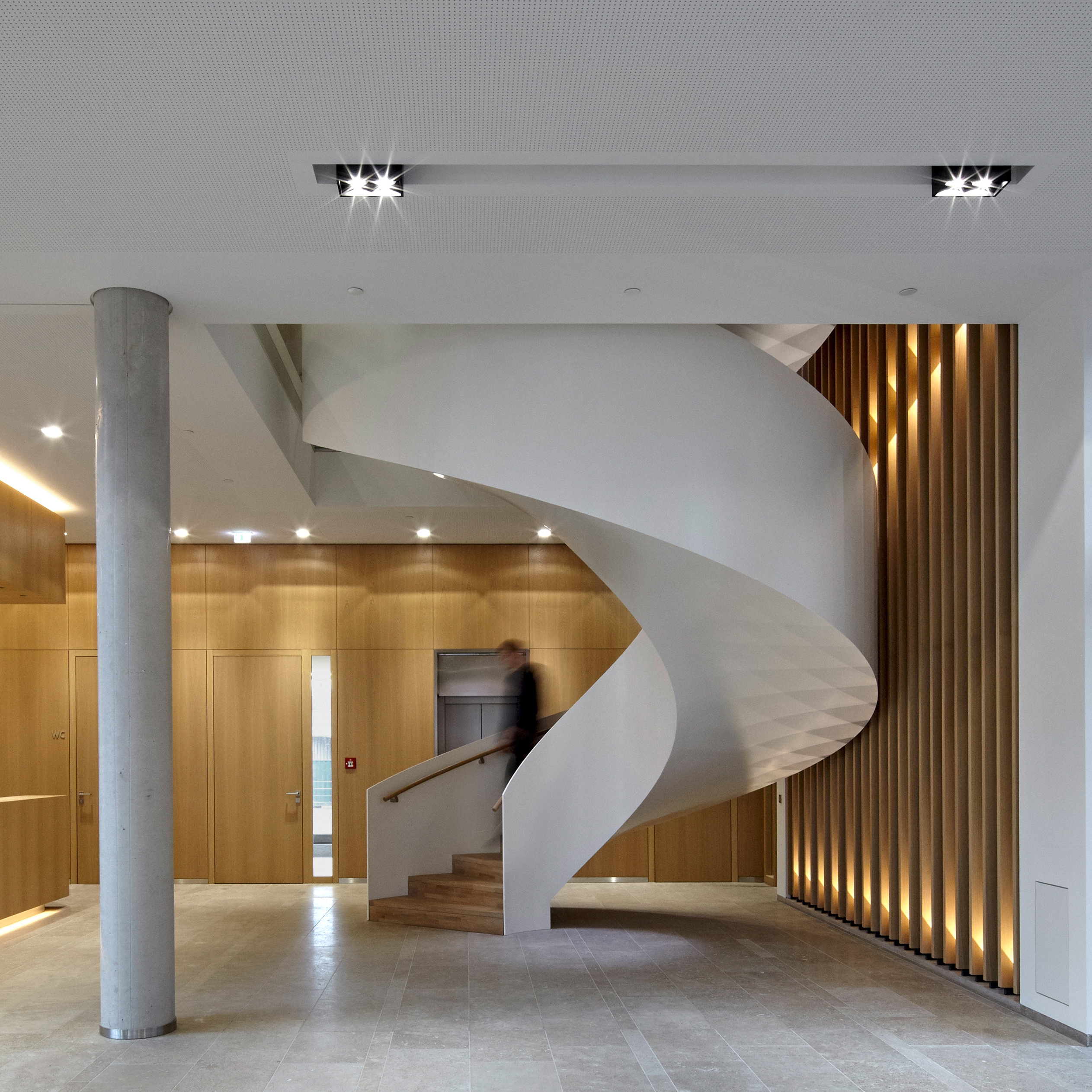 SPIRAL STAIRS