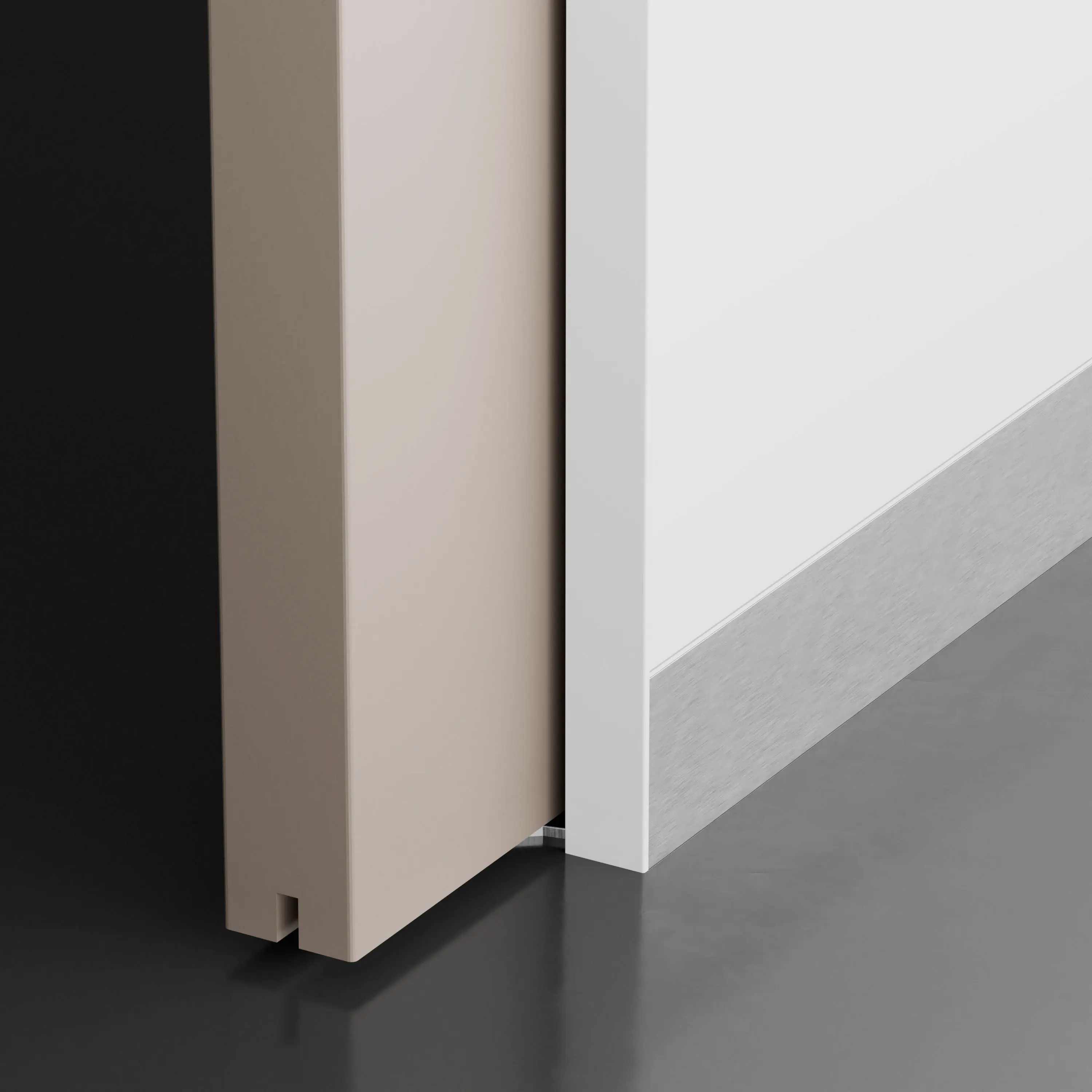 Ermetika - ABSOLUTE RUSH Flush baseboard skirting