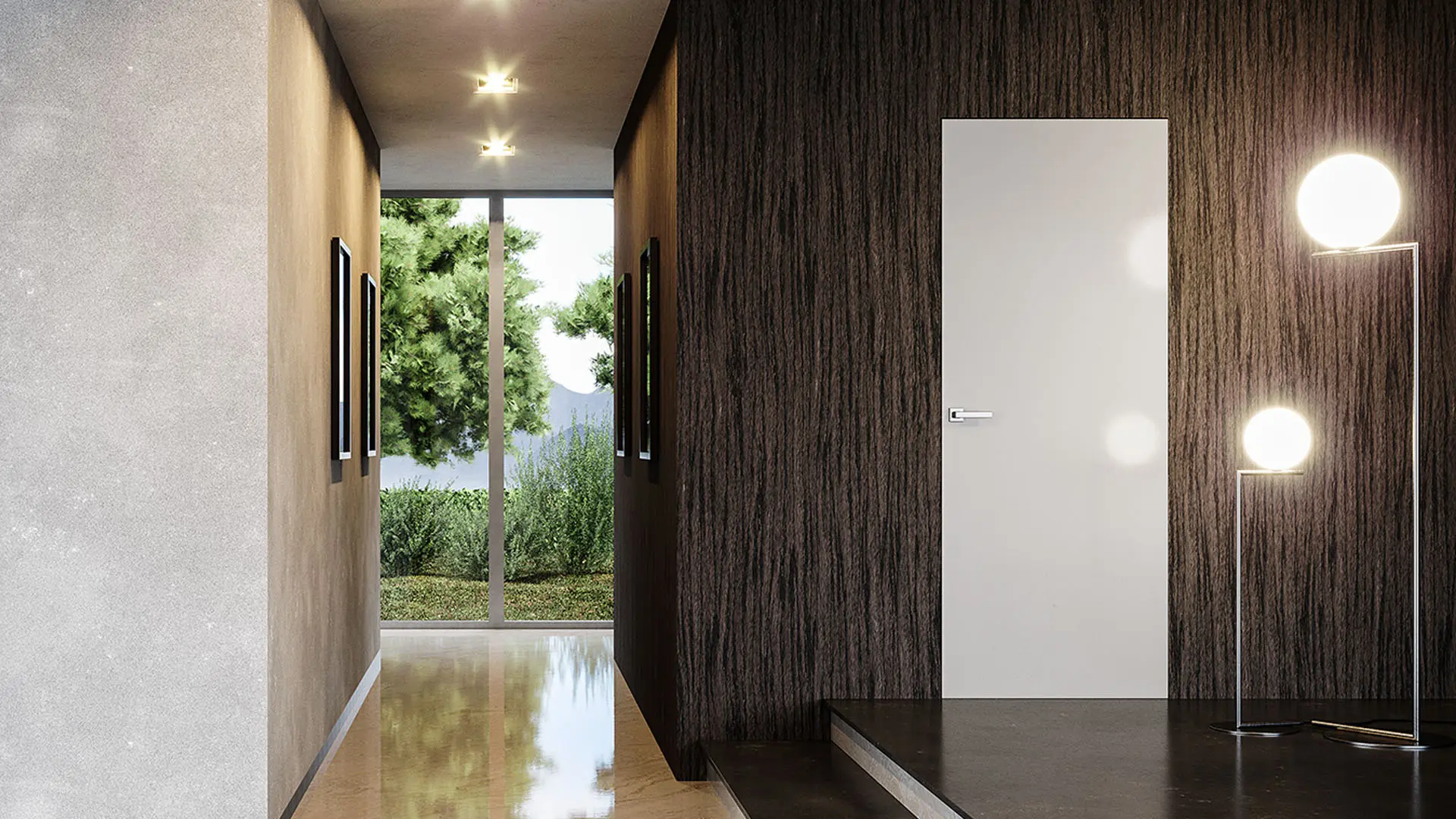 Ermetika - ABSOLUTE SWING Frameless swing door