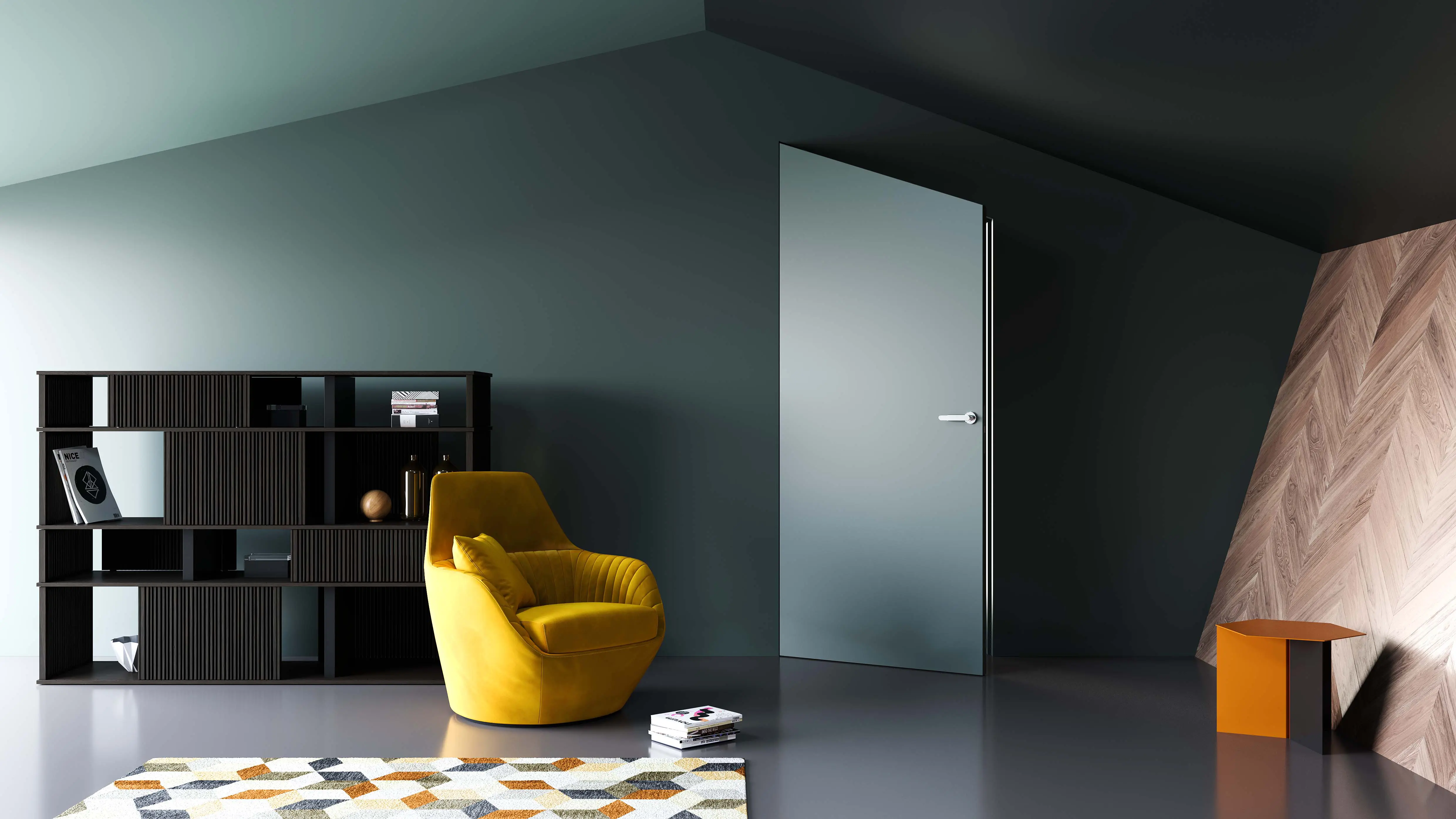 Ermetika - ABSOLUTE SWING Frameless swing door