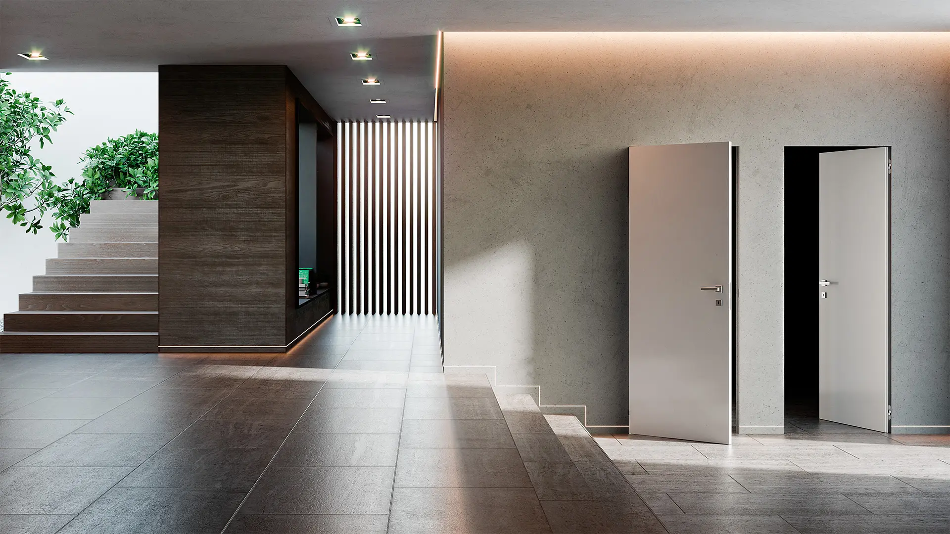 Ermetika - xREVERx FRAMELESS REVERSIBLE SWING DOOR