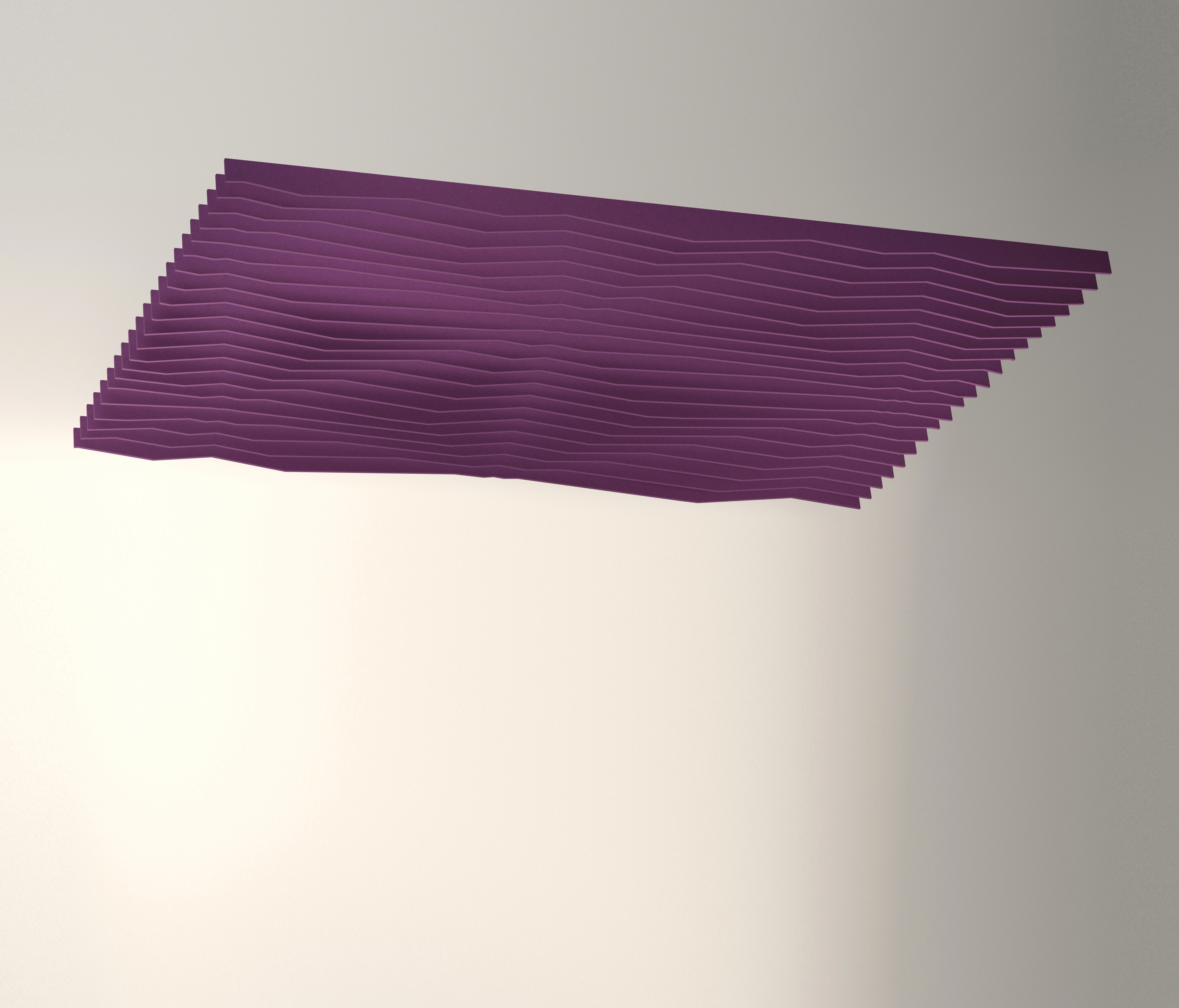 Display product Ceiling Baffle Edge Bespoke from manufacturer IMPACT ACOUSTIC