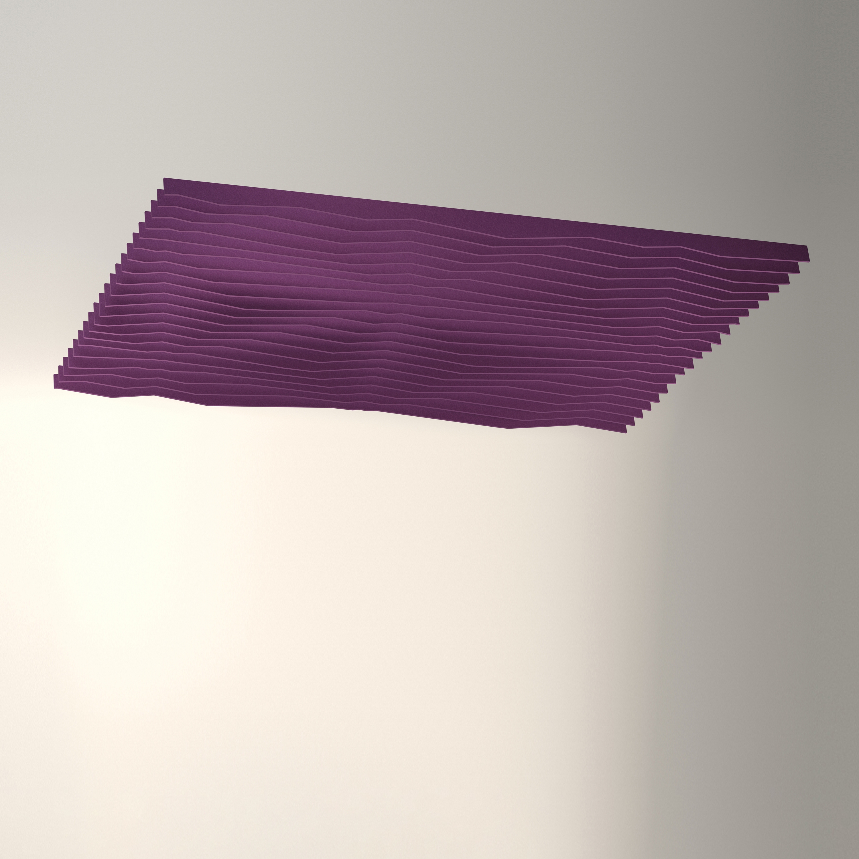 Display product Ceiling Baffle Edge Bespoke from manufacturer IMPACT ACOUSTIC