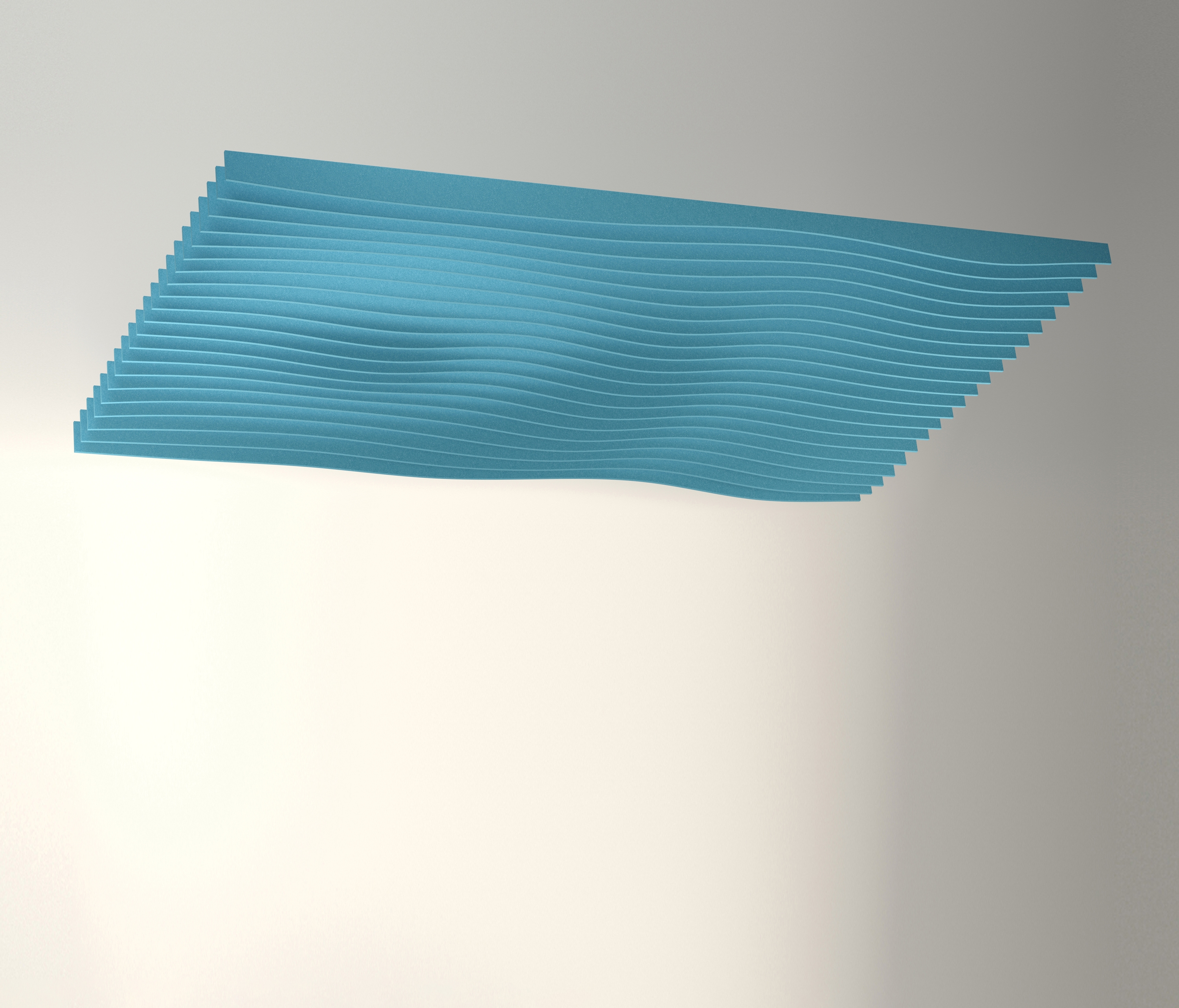 Display product Ceiling Baffle Wave Ripple from manufacturer IMPACT ACOUSTIC