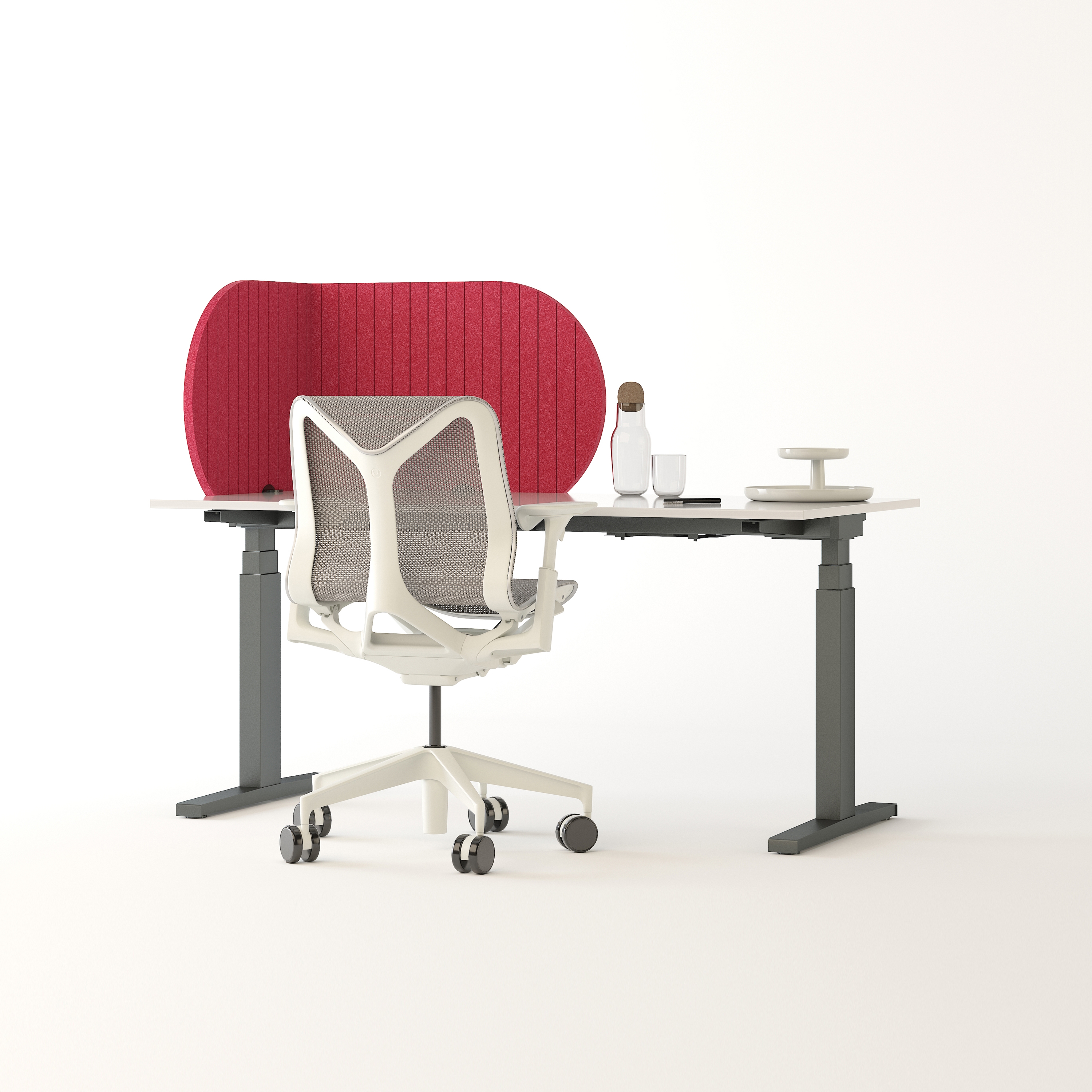 Display product Desk Division Half Moon from manufacturer IMPACT ACOUSTIC
