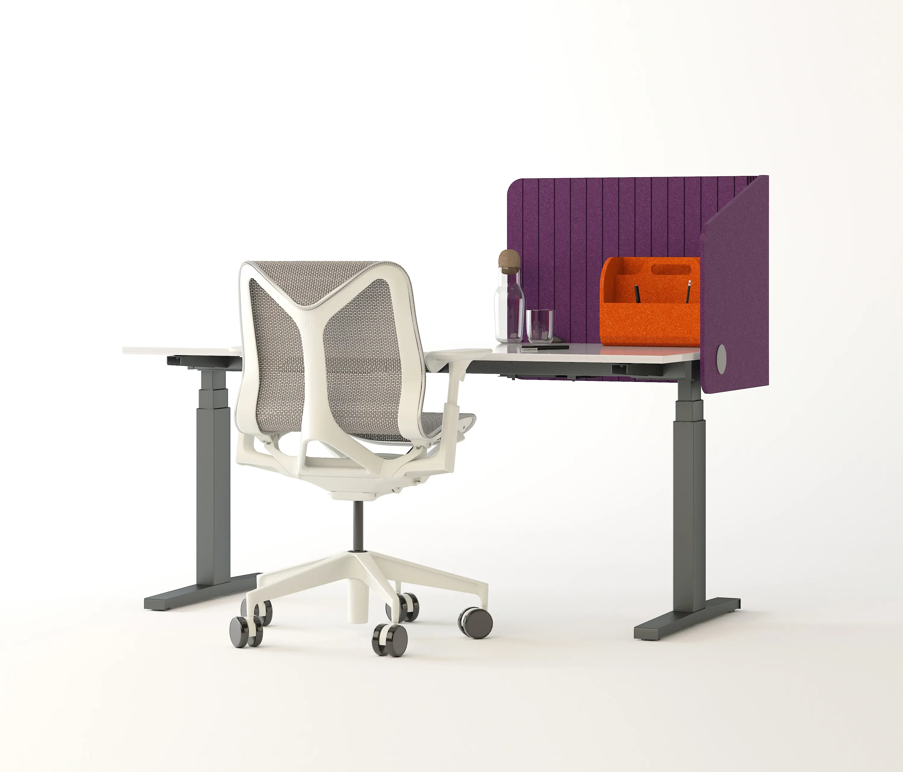 IMPACT ACOUSTIC - Desk Division Right Wrap